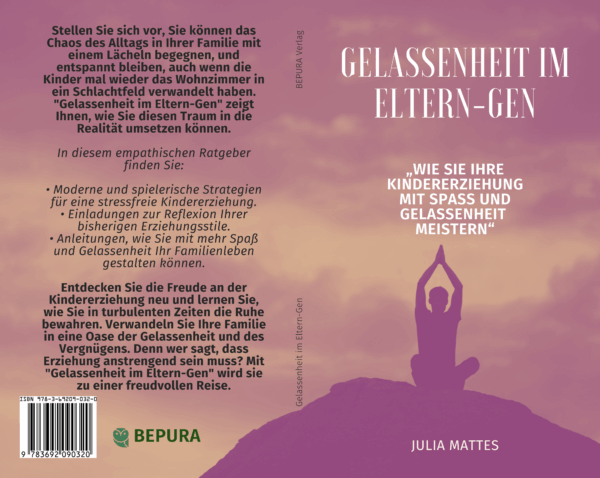 Gelassenheit im Eltern-Gen, Cover
