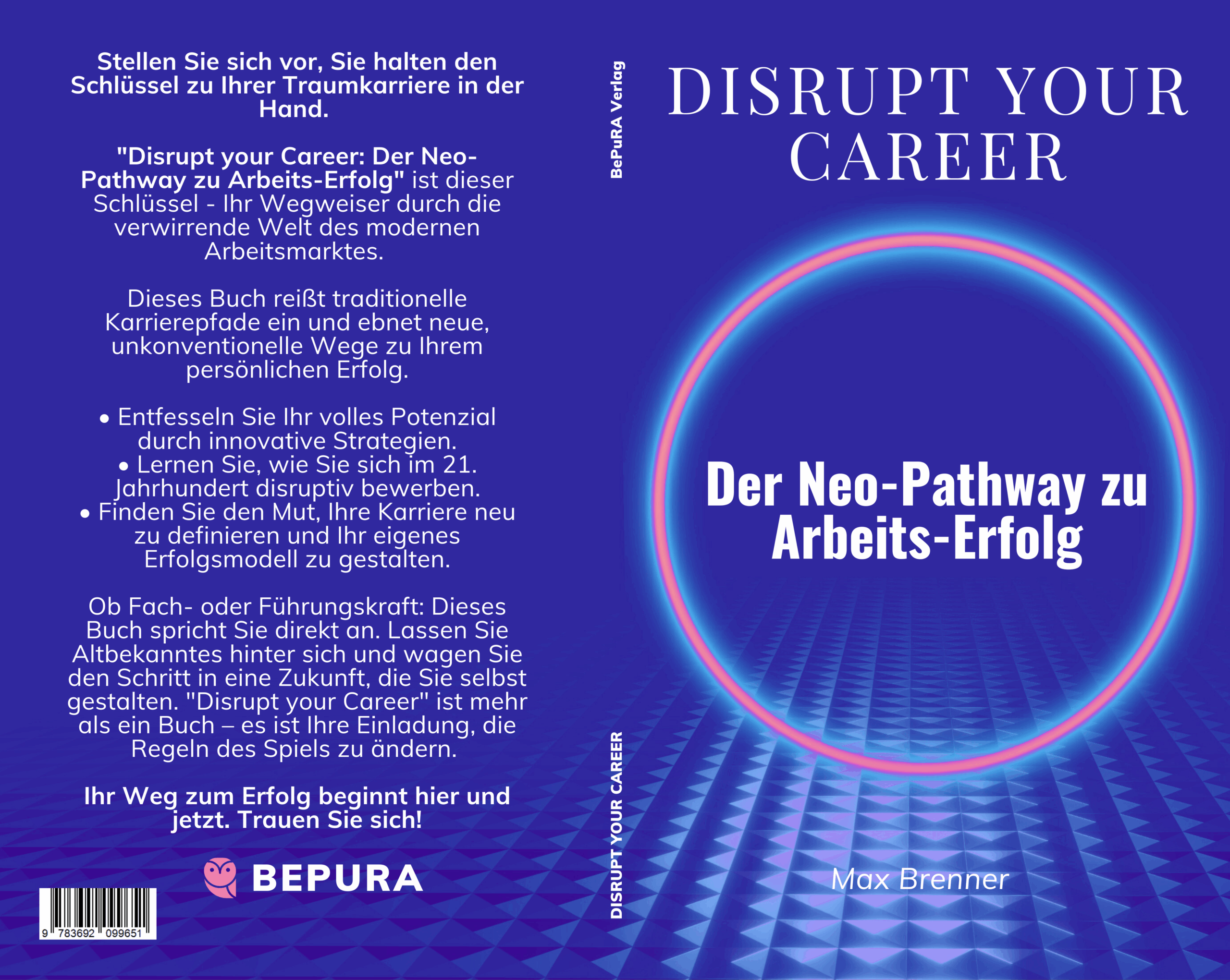 Disrupt your Career - Der Neo-Pathway zu Arbeits-Erfolg 3 Disrupt your Career Cover