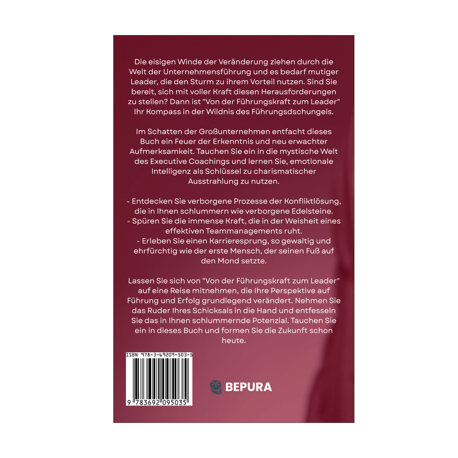 Von der Führungskraft zum Leader || Entfesseln Sie Ihr Potenzial durch Executive Coaching 2 Von der Führungskraft zum Leader Rückseite