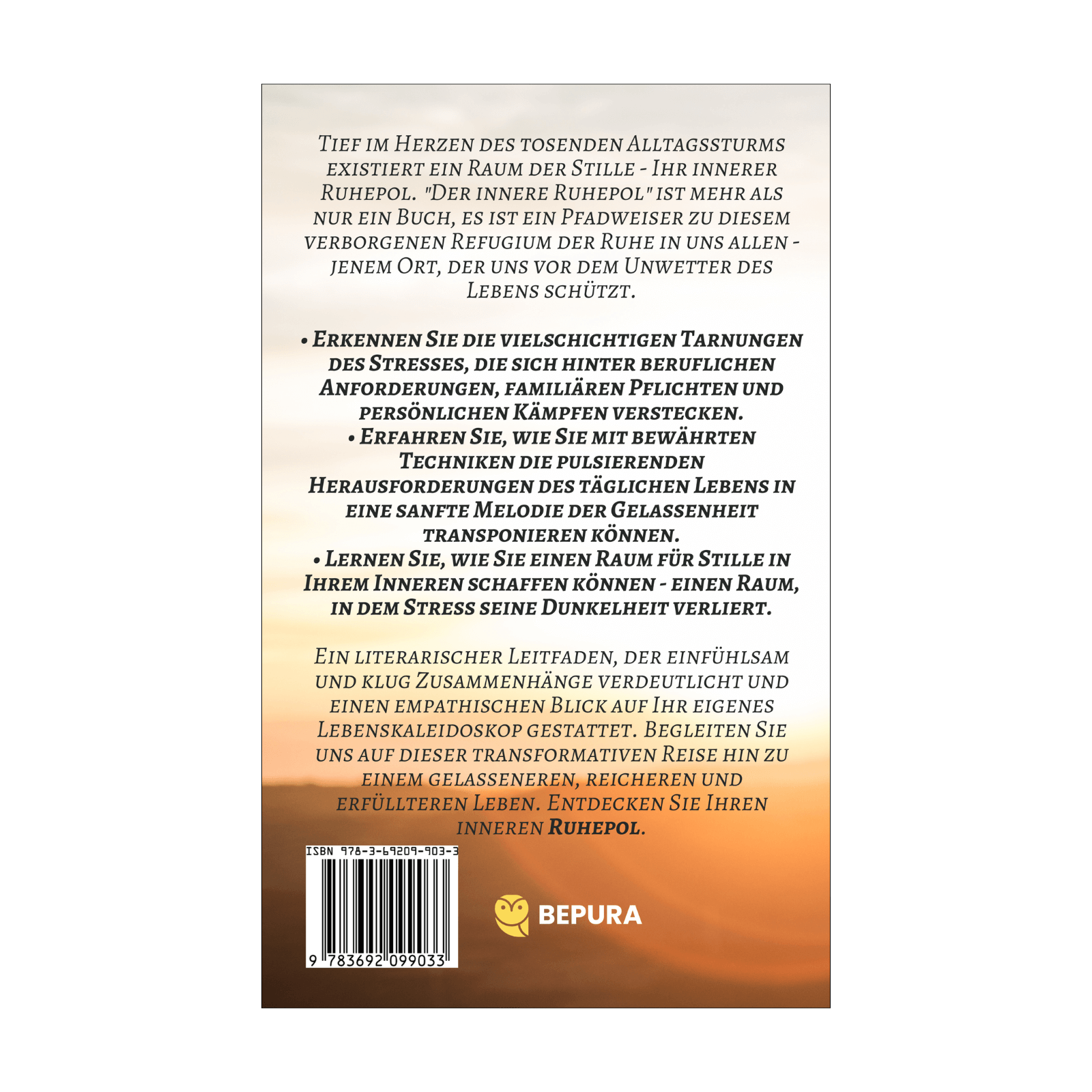 Der innere Ruhepol || Entdecke effektive Wege zur Stressbewältigung in deinem Alltag 2 Der innere Ruhepol Rückseite