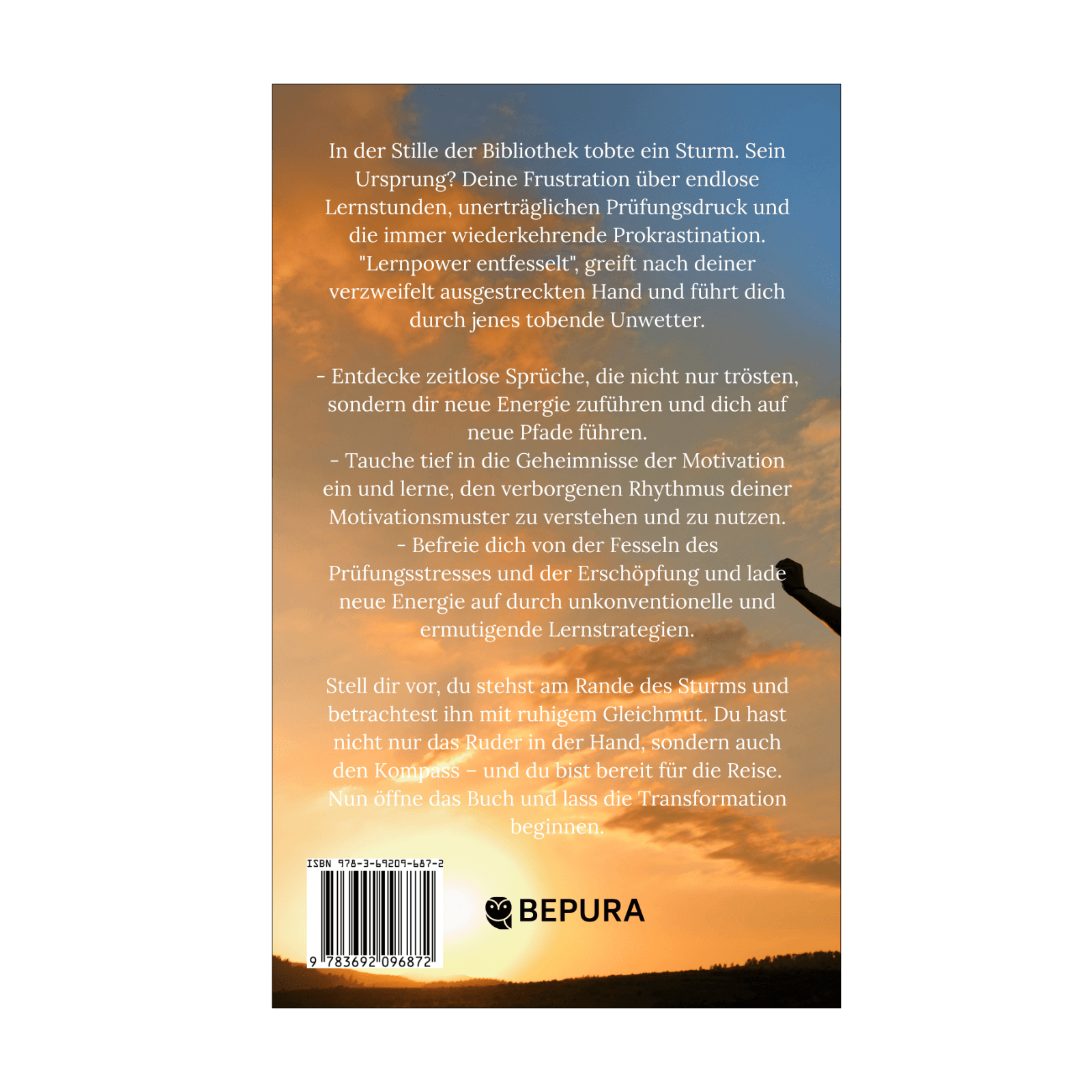 Lernpower entfesselt || Sprüche, die dich wirklich motivieren - Wie du Prüfungsstress, Erschöpfung und Prokrastination hinter dir lässt 2 Lernpower Rückseite