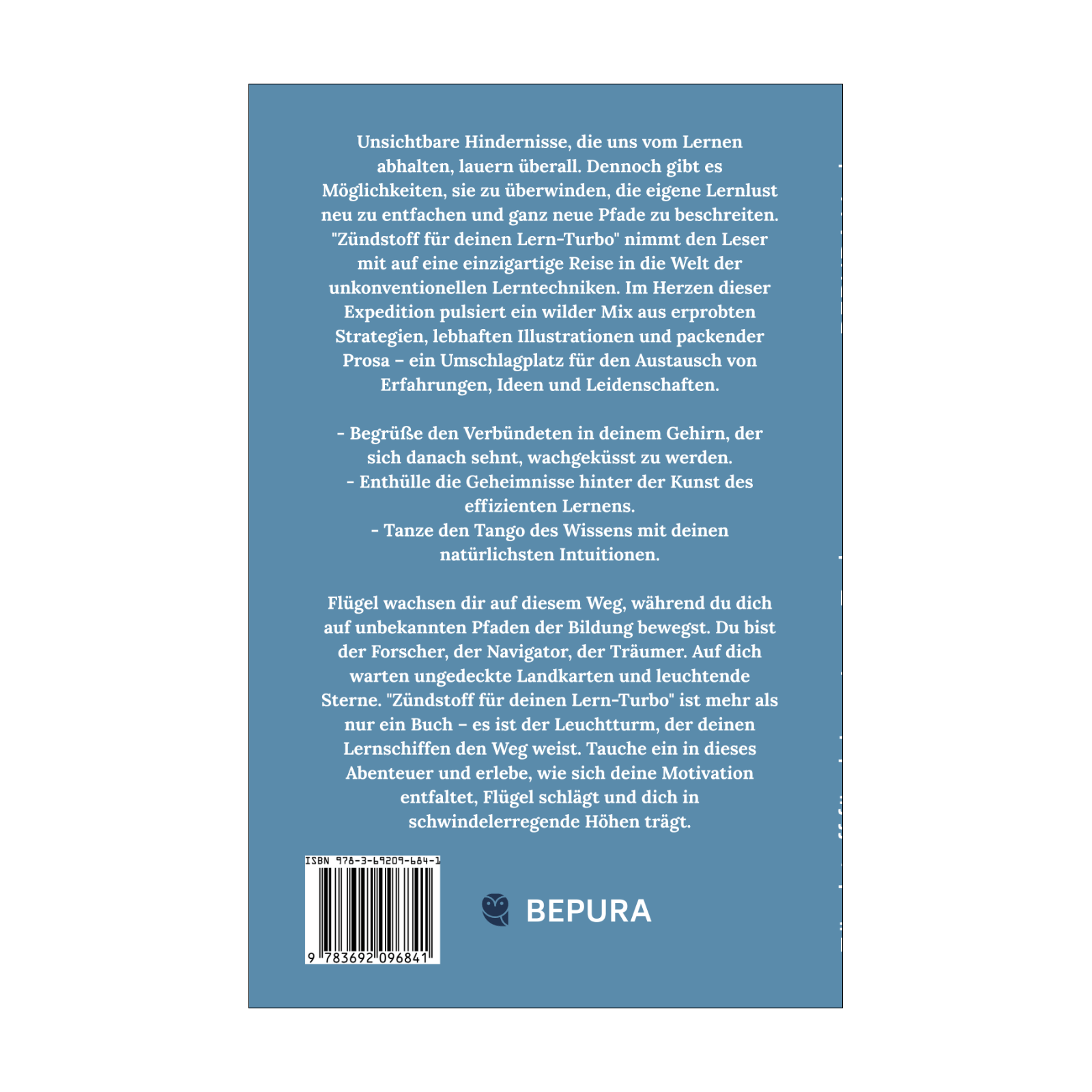 Zündstoff für deinen Lern-Turbo || Unkonventionelle Techniken, die deine Motivation beflügeln 2 Zündstoff für deinen Lern-Turbo Rückseite