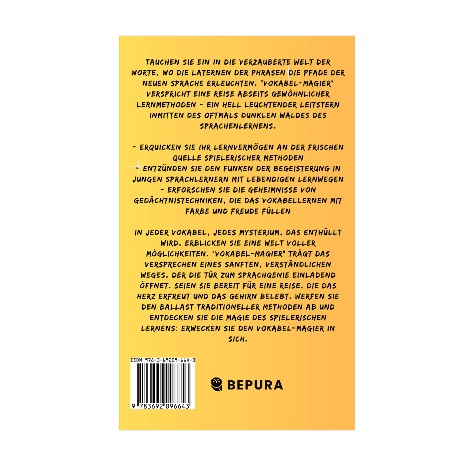 Vokabel-Magier || Mit spielerischen Gedächtnistechniken zum Sprachgenie 2 Vokabel-Magier Rückseite