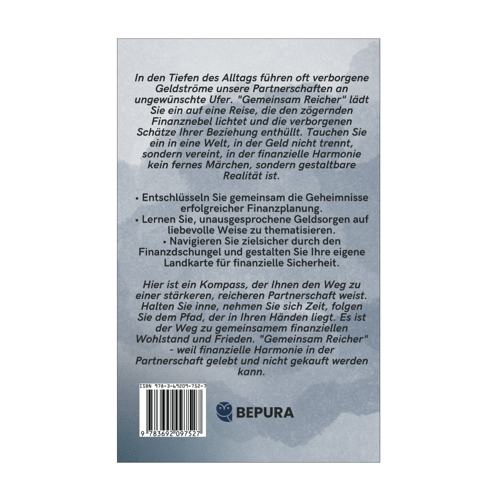 Gemeinsam Reicher || Finanzielle Harmonie in der Partnerschaft erreichen 2 Gemeinsam Reicher Rückseite