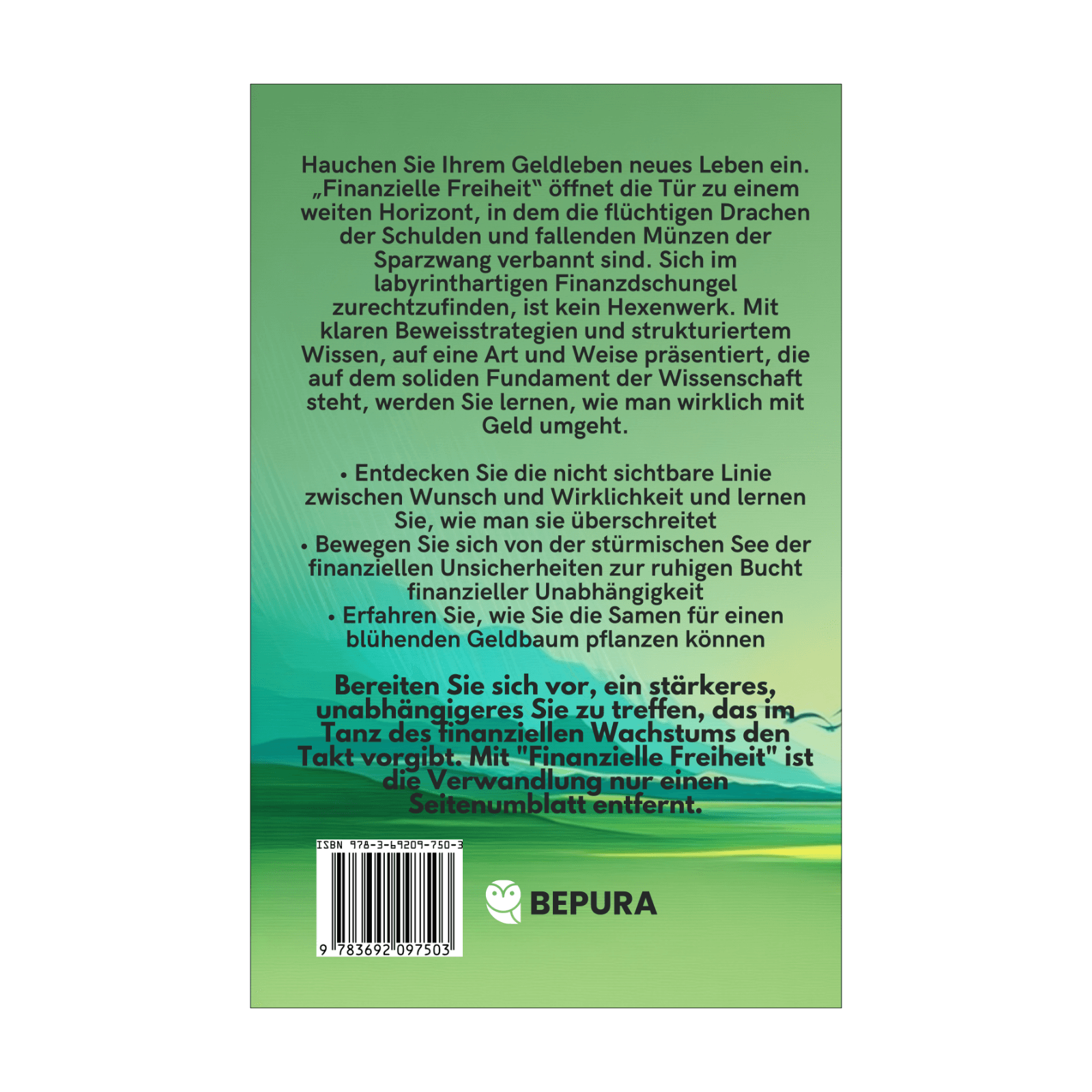 Finanzielle Freiheit || Wie Sie mit bewährten Strategien Schulden vermeiden, Geld sparen und ein Vermögen aufbauen 2 Finanzielle Freiheit Rückseite