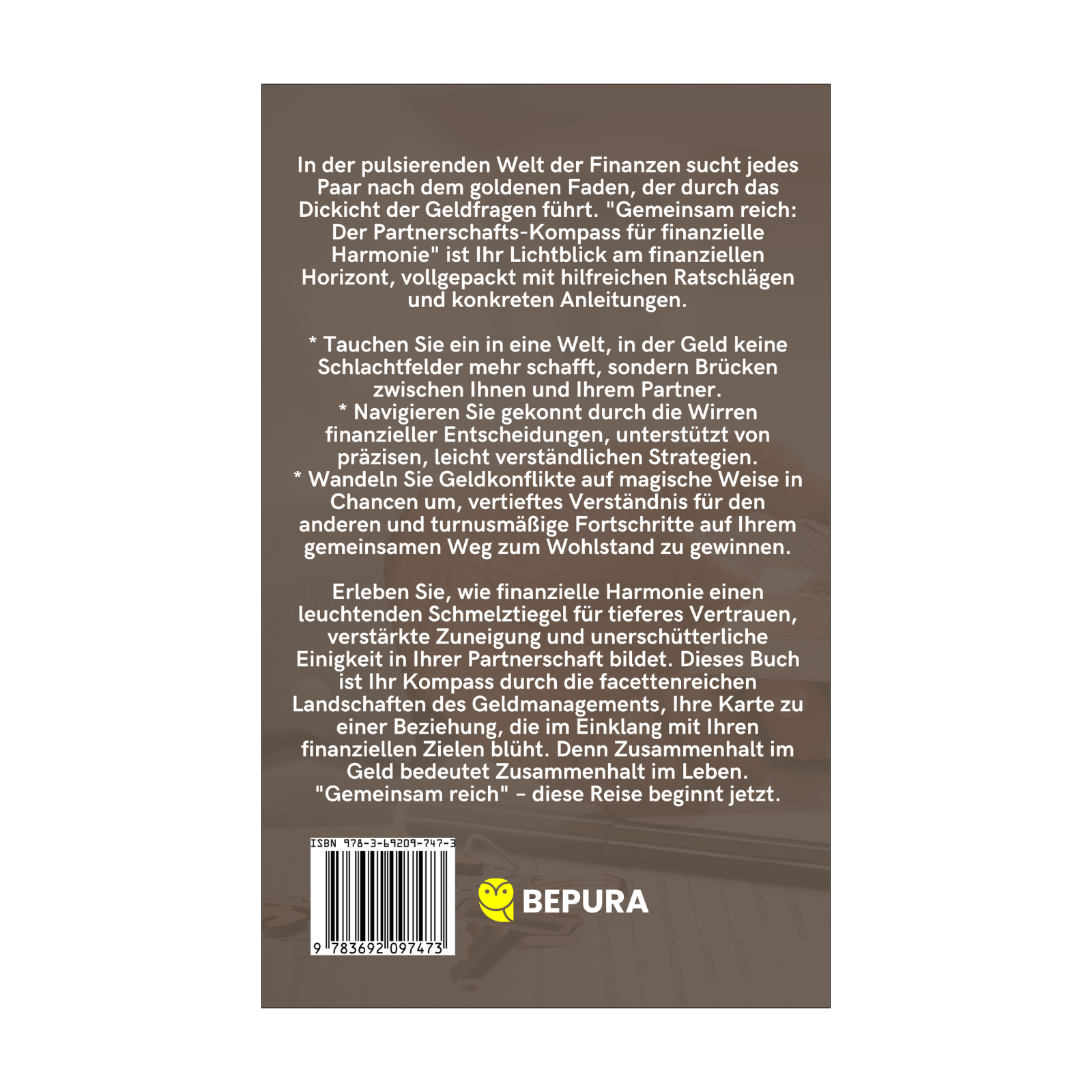 Gemeinsam reich || Der Partnerschafts-Kompass für finanzielle Harmonie 2 Gemeinsam reich Rückseite