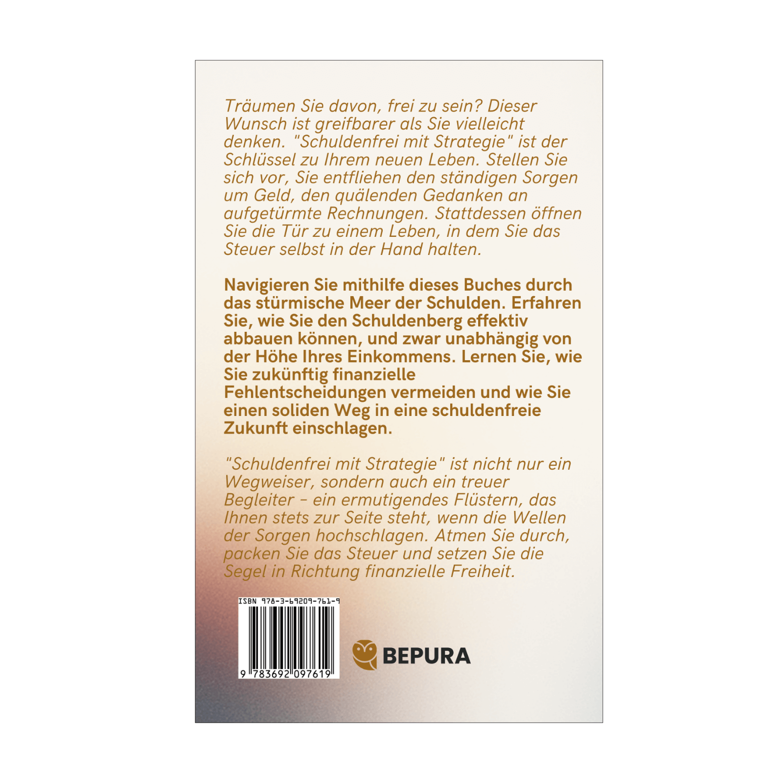 Schuldenfrei mit Strategie || Ihr Weg zu finanzieller Freiheit trotz Minimaleinkommen 2 Schuldenfrei mit Strategie Rückseite