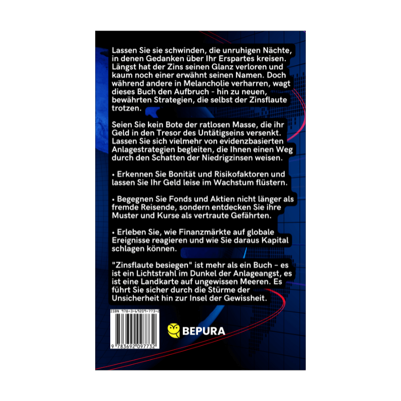 Zinsflaute besiegen || Evidenzbasierte Strategien für gewinnbringende Geldanlagen bei Nullzinsen 2 Zinsflaute besiegen Rückseite