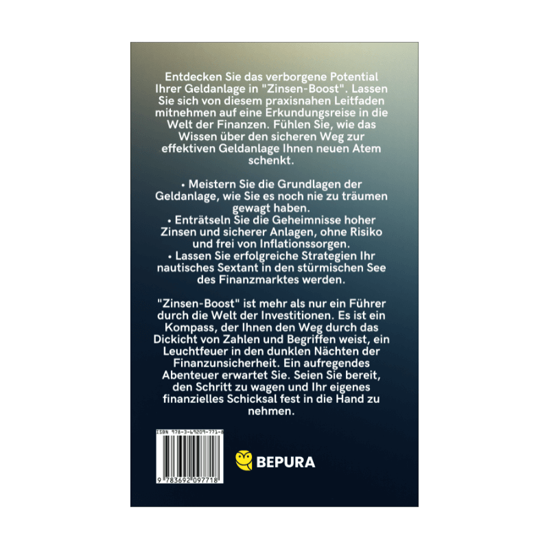 Zinsen-Boost || Schritt-für-Schritt zum Geldanlage-Profi 2 Zinsen-Boost Rückseite