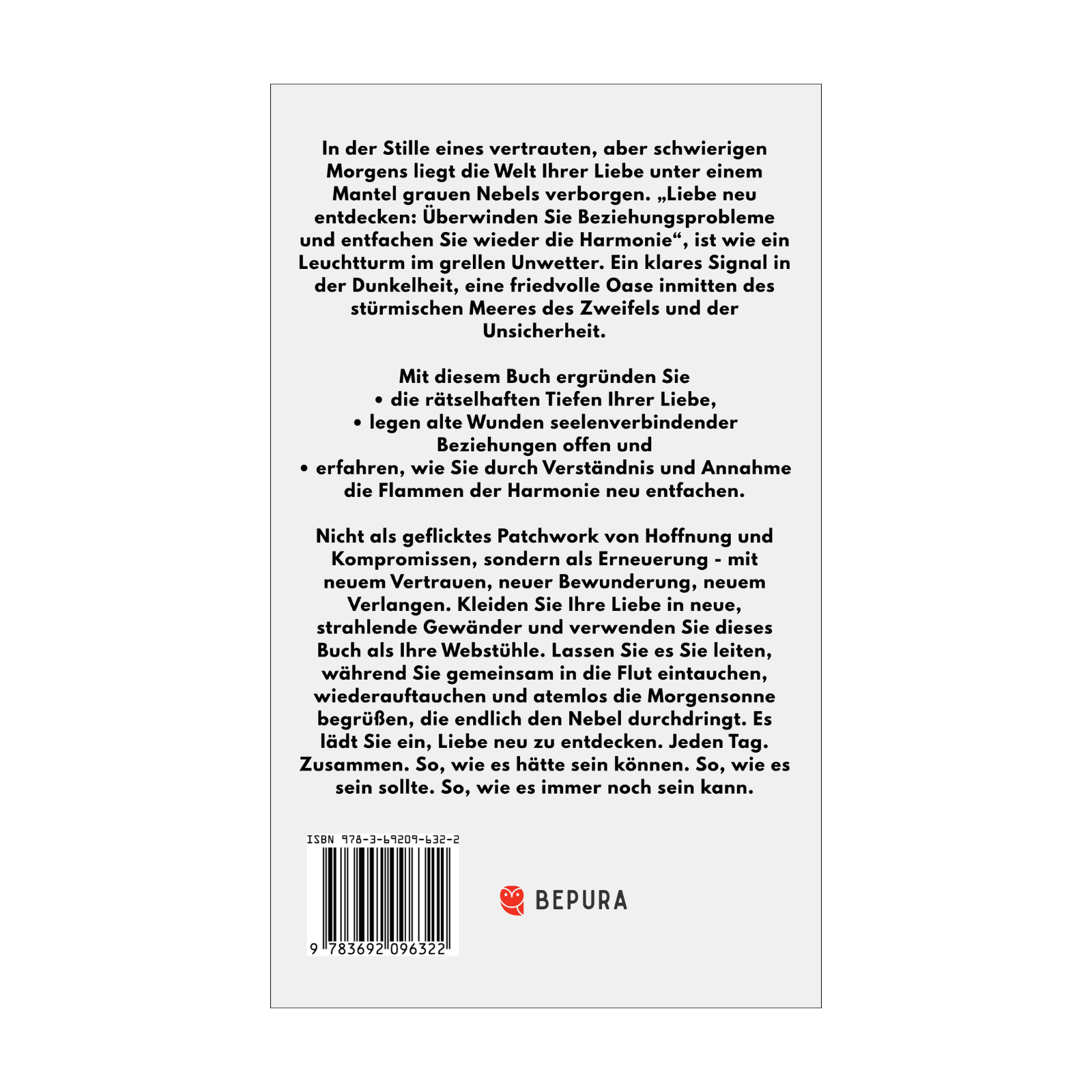 Liebe neu entdecken || Überwinden Sie Beziehungsprobleme und entfachen Sie wieder die Harmonie 2 Liebe neu entdecken Rückseite