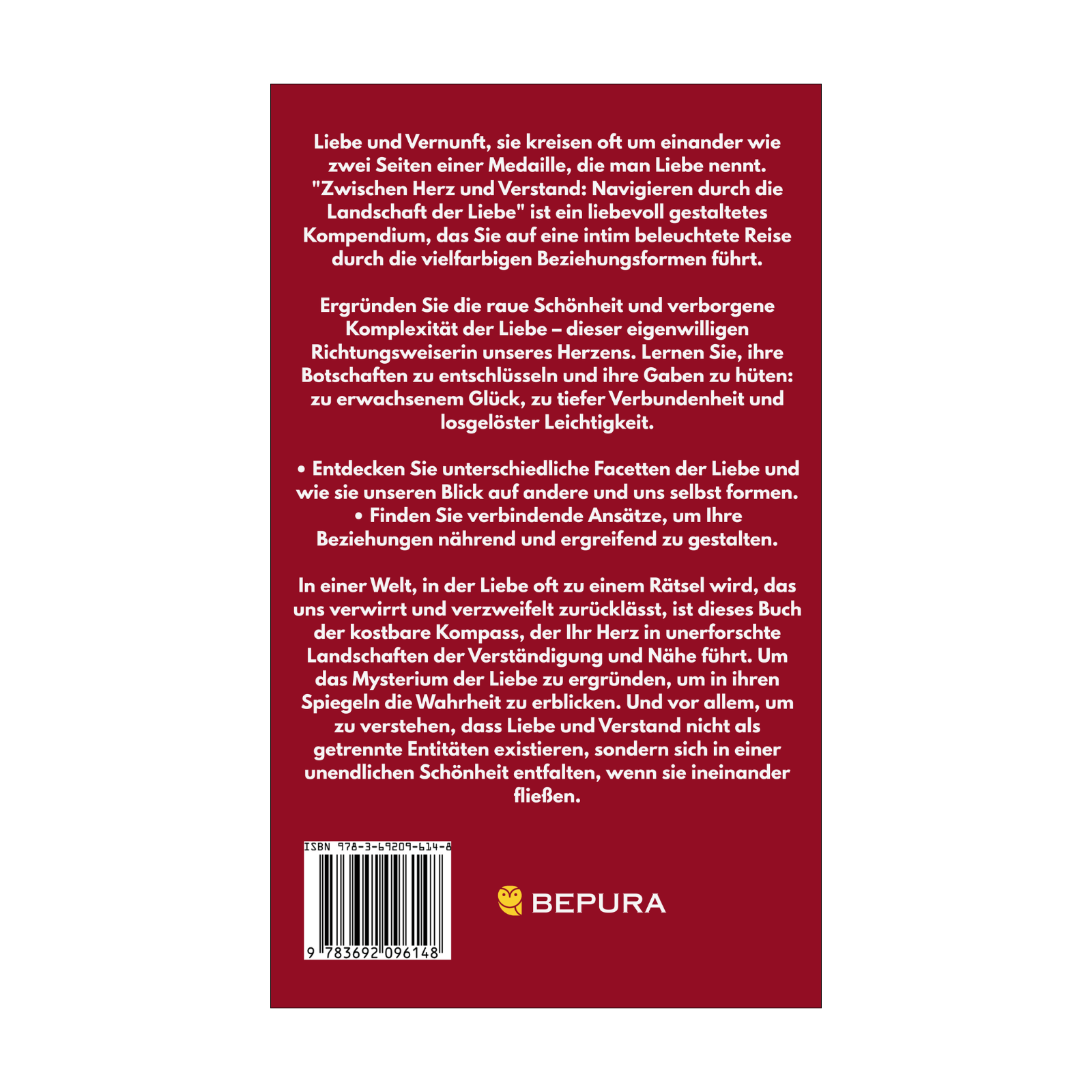 Zwischen Herz und Verstand || Navigieren durch die Landschaft der Liebe 2 Zwischen Herz und Verstand Rückseite