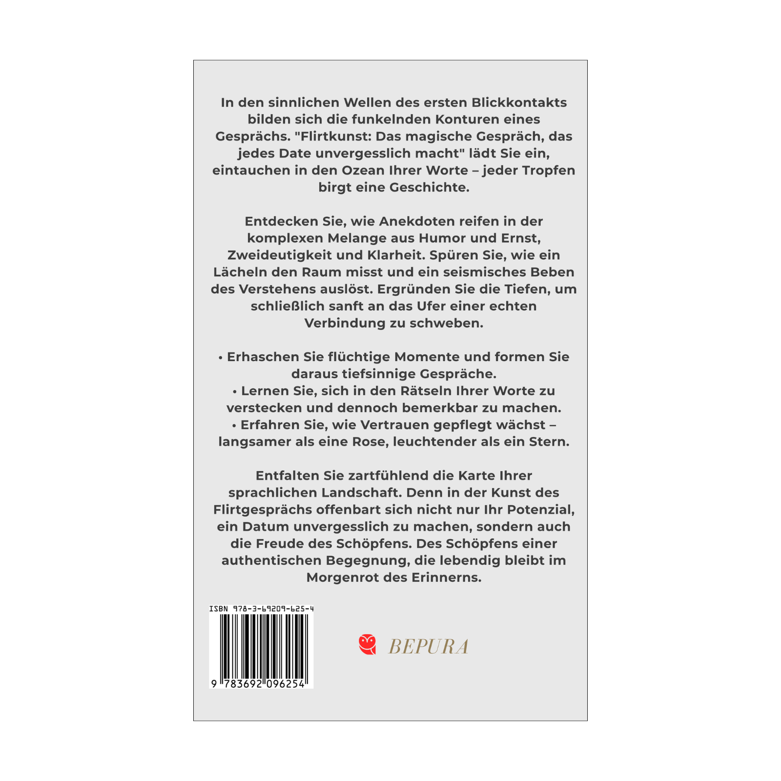 Flirtkunst || Das magische Gespräch, das jedes Date unvergesslich macht 2 Flirtkunst Rückseite