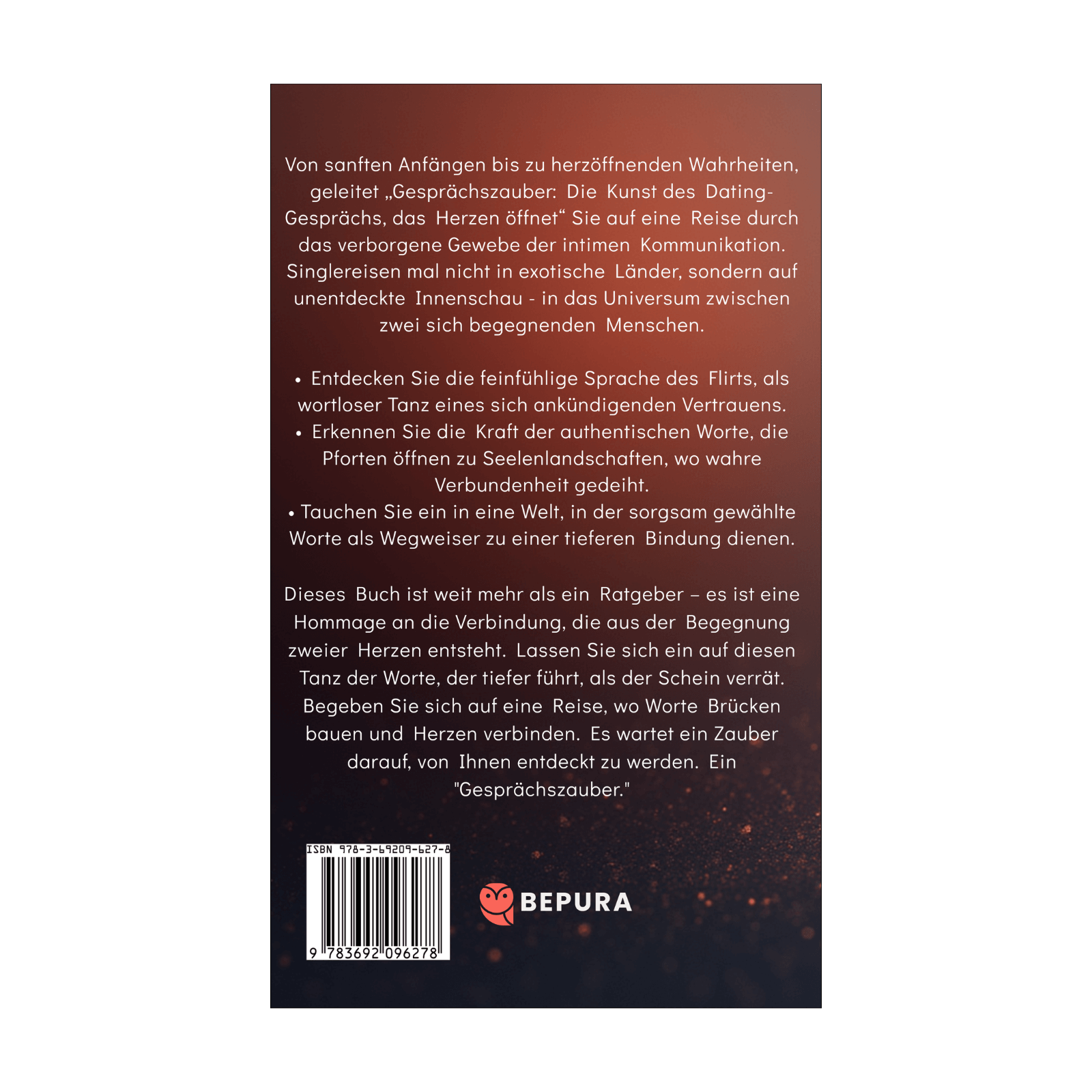 Gesprächszauber || Die Kunst des Dating-Gesprächs, das Herzen öffnet 2 Gesprächszauber Rückseite