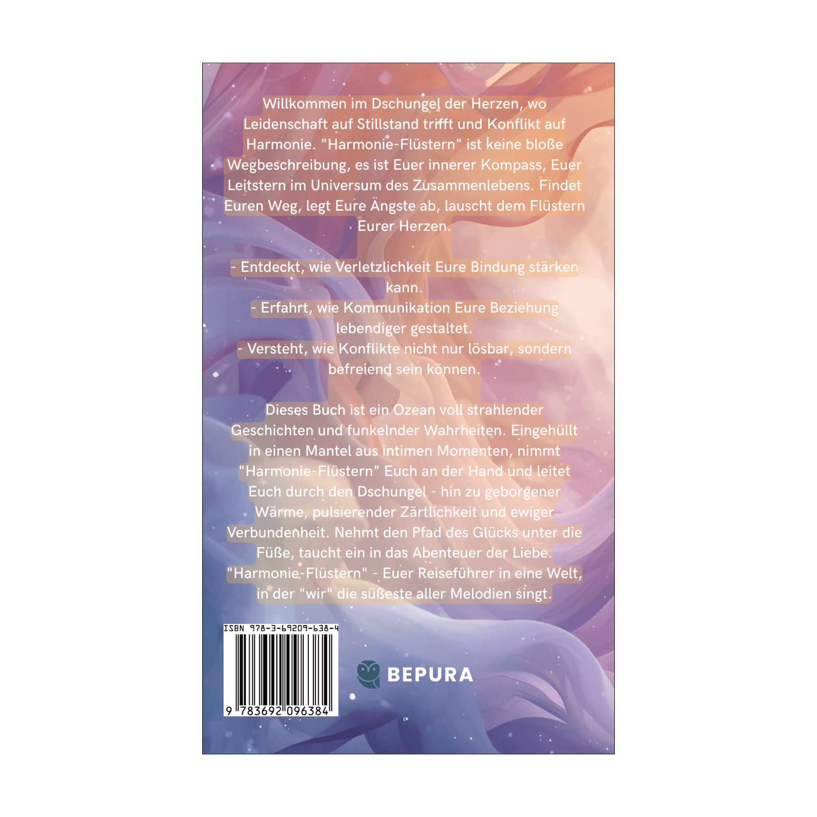 Harmonie-Flüstern - Dein Wegweiser durch den Beziehungsdschungel || Konflikte lösen, Intimität erhöhen und dauerhaftes Glück finden 2 Harmonie-Flüstern Rückseite
