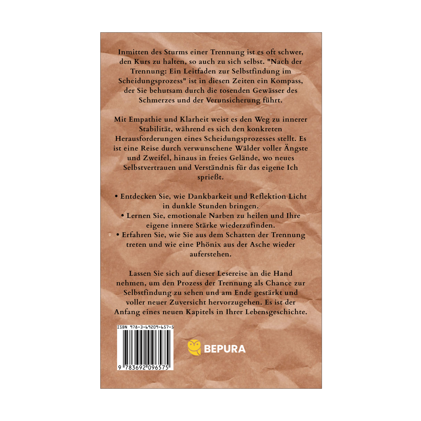 Nach der Trennung || Ein Leitfaden zur Selbstfindung im Scheidungsprozess 2 Nach der Trennung Rückseite